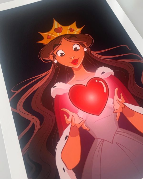 Queen of Hearts Art Print - Image 3