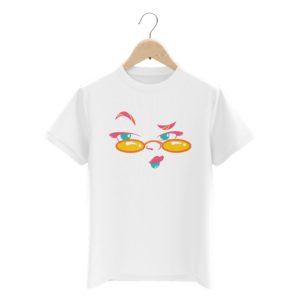 Thelma Rainbow Face Tee