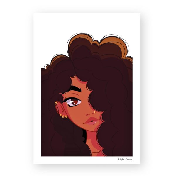 Curls Art Print - Image 5