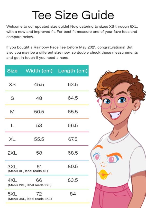 Honey Rainbow Face Tee - Image 5