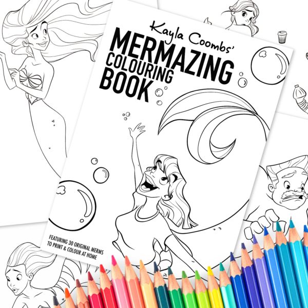 Mermazing Digital Colouring eBook
