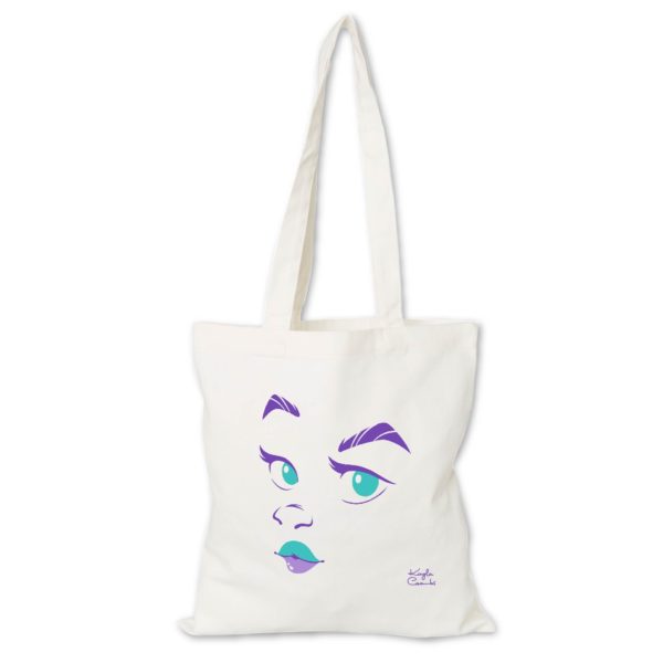 Ivy Rainbow Face Tote - Image 3