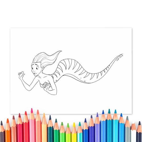 Mermazing Digital Colouring eBook - Image 5