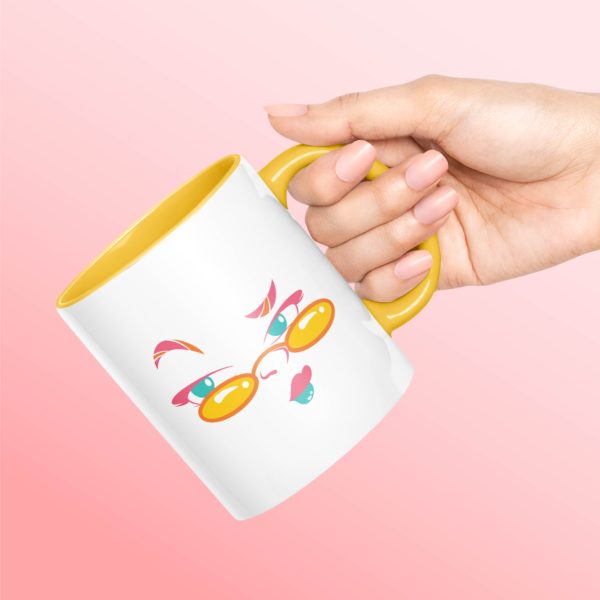 Honey x Thelma Rainbow Face Mug - Image 3