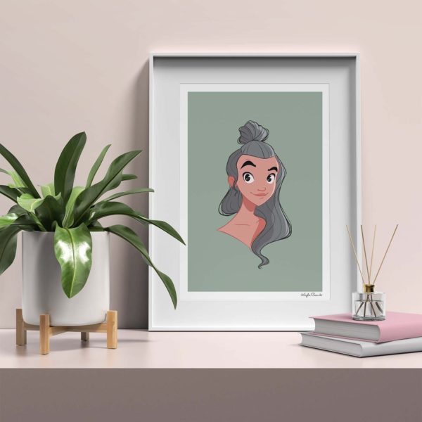 Silver Fox Art Print - Image 2
