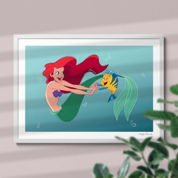 Ariel Art Print - Image 2