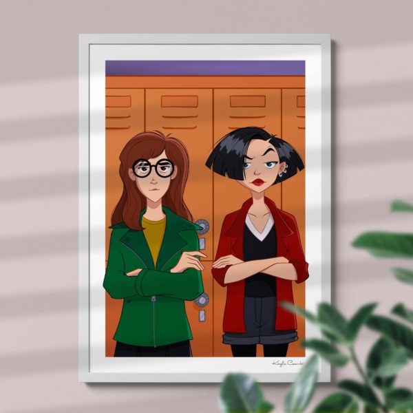 Daria & Jane Art Print - Image 2