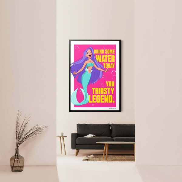 Drink Water Art Print - Image 2