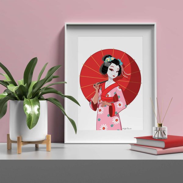 Gorgeous Geisha Art Print - Image 2