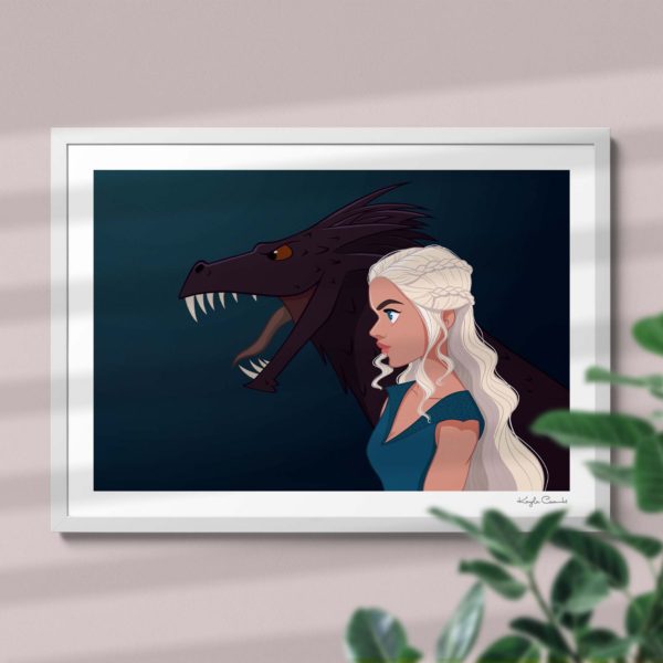 Mother of Dragons Art Print - Image 2