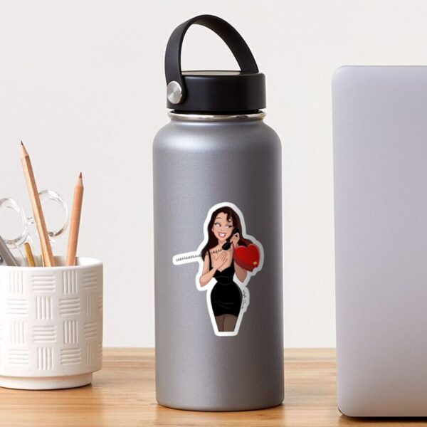 Fran Fine Heart Handbag Sticker - Image 2